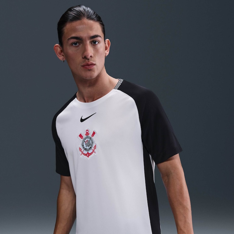 Camisa Nike Corinthians I 2025/26 Torcedor Pro Masculina - Foto 1