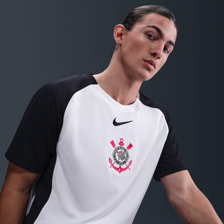 Camisa Nike Corinthians I 2025/26 Torcedor Pro Masculina - Foto 3