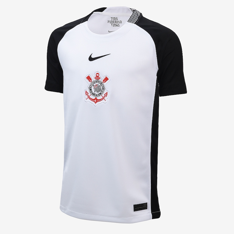 Camisa Nike Corinthians I 2025/26 Torcedor Pro Infantil - Foto 1