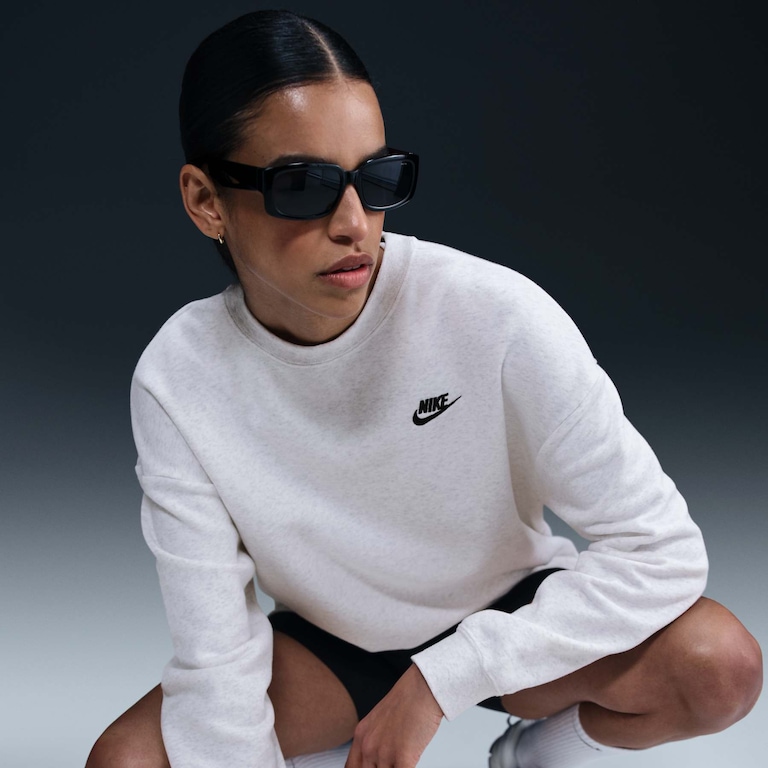 Jaqueta Nike Sportswear Club Fleece Feminina - Foto 3