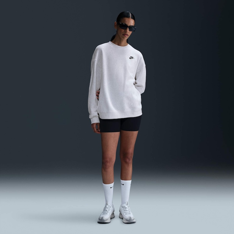 Jaqueta Nike Sportswear Club Fleece Feminina - Foto 4