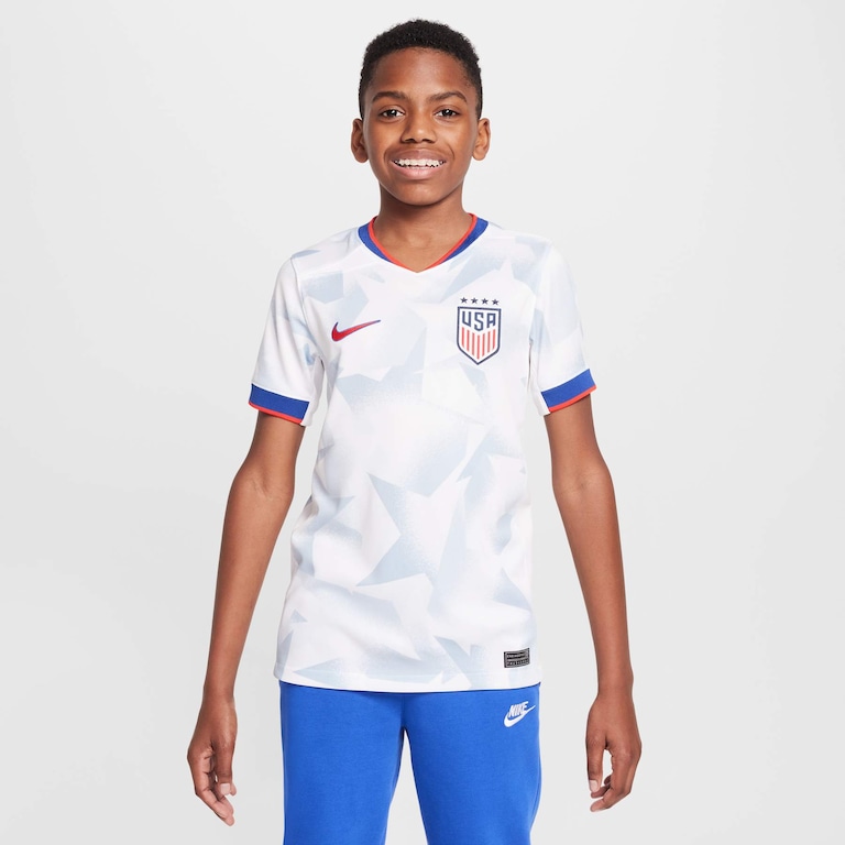 Camisa Nike Estados Unidos I 2025/26 Torcedor Pro Infantil - Foto 1