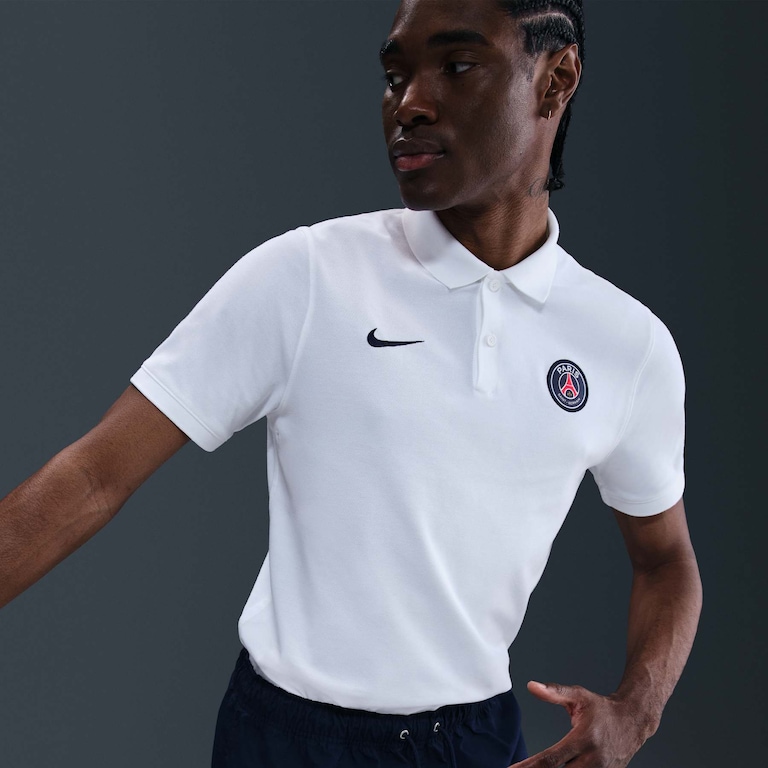 Camiseta Polo Nike Paris Saint-Germain Masculina - Foto 3