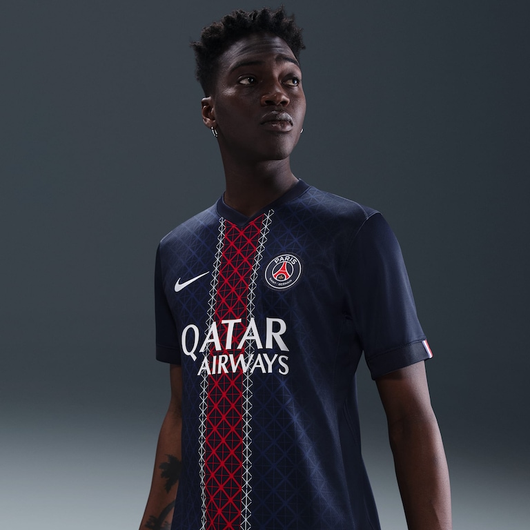 Camisa Nike Paris Saint-Germain I 2025/26 Torcedor Pro Masculina - Foto 1