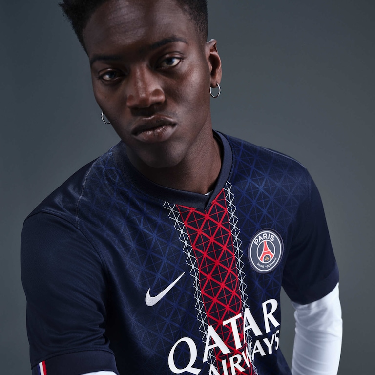Camisa Nike Paris Saint-Germain I 2025/26 Torcedor Pro Masculina - Foto 3