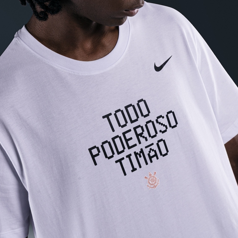 Camiseta Nike Corinthians Verbiage Masculina - Foto 2