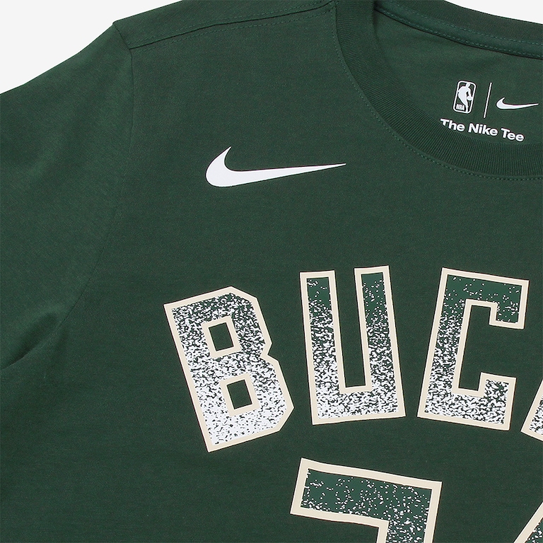 Camiseta Nike Giannis Antetokounmpo Milwaukee Bucks Masculina - Foto 4