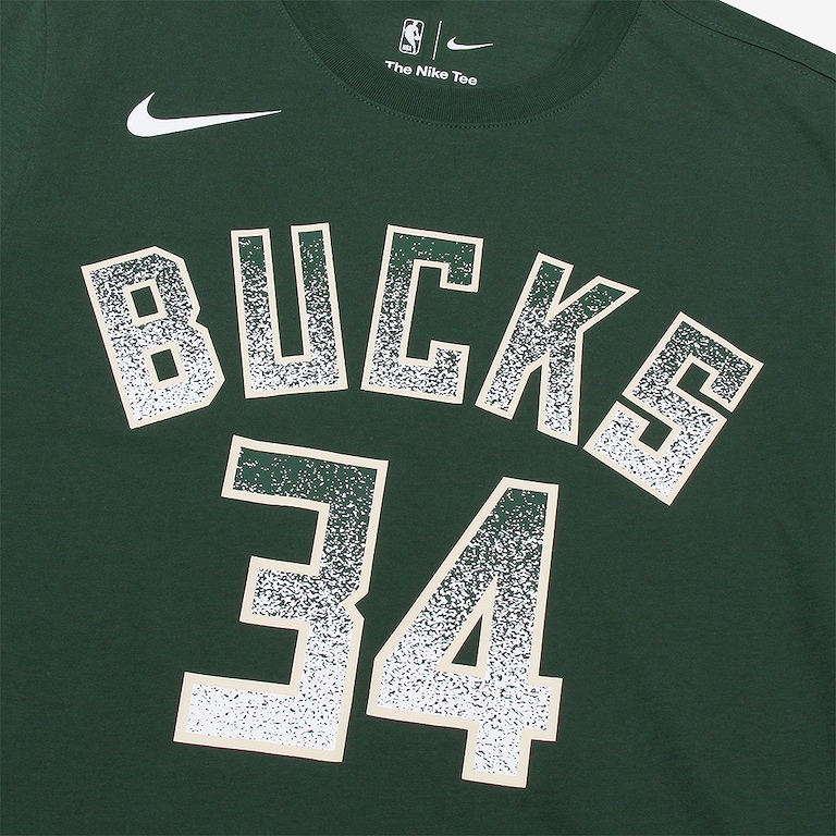 Camiseta Nike Giannis Antetokounmpo Milwaukee Bucks Masculina - Foto 5