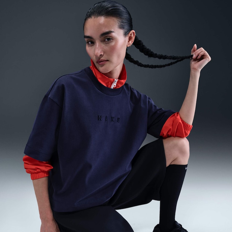 Camiseta Nike Sportswear Boxy Feminina - Foto 3