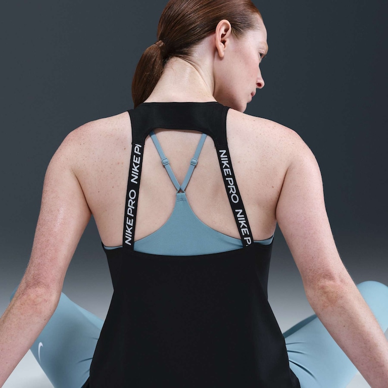 Regata Dri-FIT Nike Pro Elastika Feminina - Foto 2