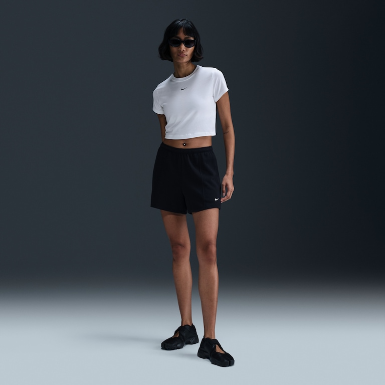 Camiseta Nike Sportswear Chill Knit Cropped Feminina - Foto 5