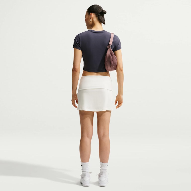 Camiseta Nike Sportswear Chill Knit Cropped Feminina - Foto 5