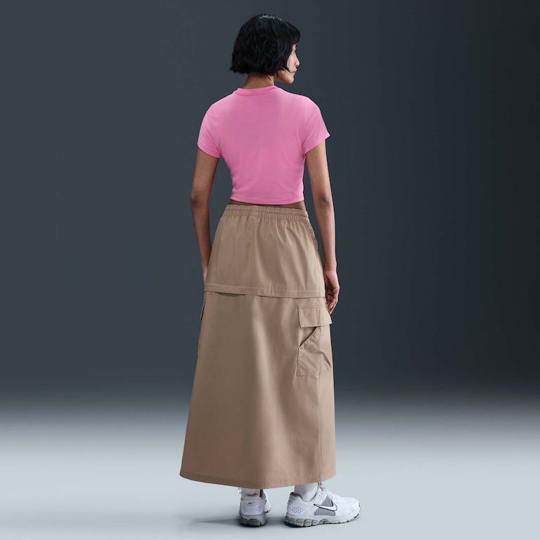 Camiseta Nike Sportswear Chill Knit Cropped Feminina - Foto 5