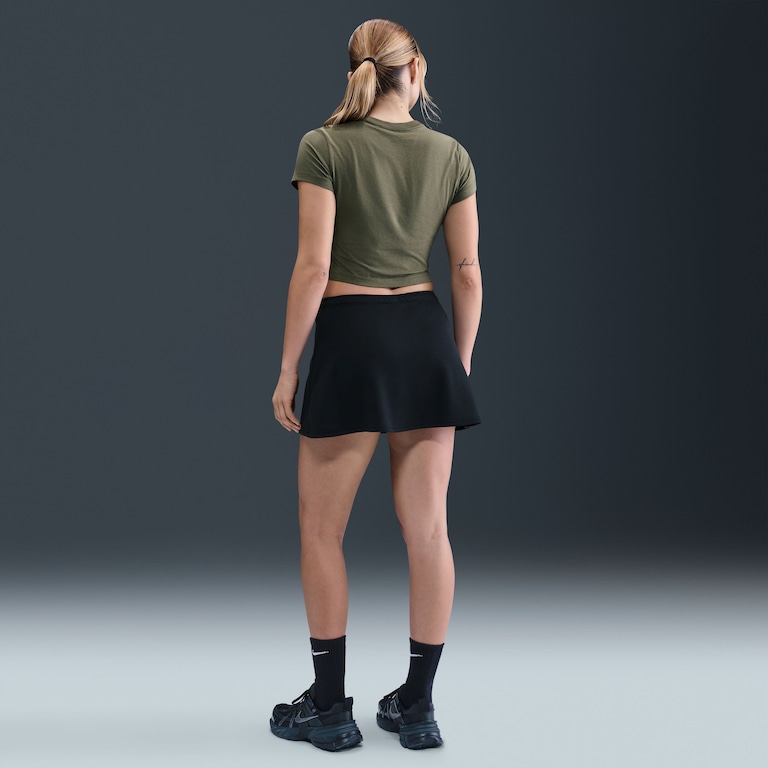 Camiseta Nike Sportswear Chill Knit Cropped Feminina - Foto 5