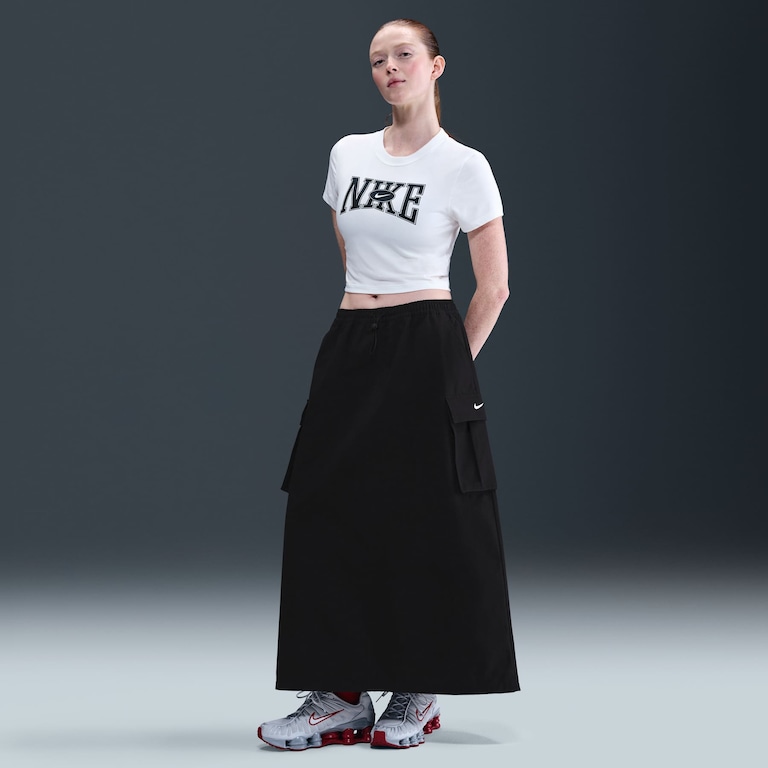 Saia Cargo Nike Sportswear Street Feminina - Foto 1