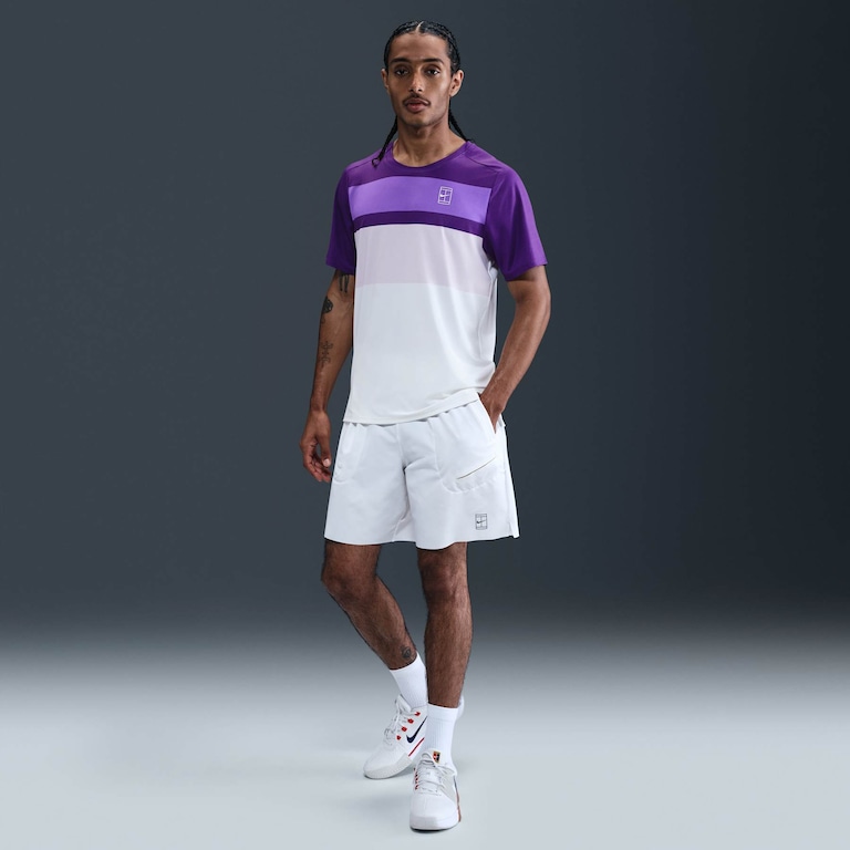 Camiseta Nike Court ADV Masculina - Foto 4