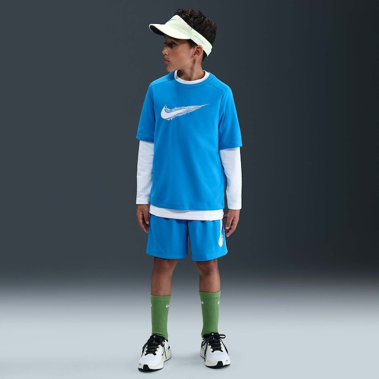 Camiseta Nike Dri-FIT Multi Infantil - Foto 4