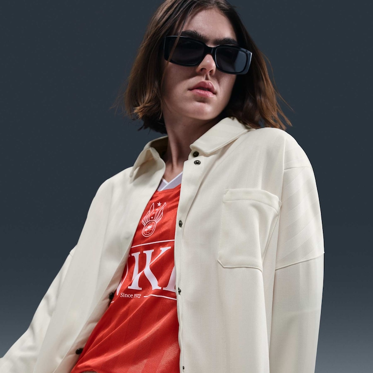 Camisa Nike Sportswear Stripe Feminina - Foto 3