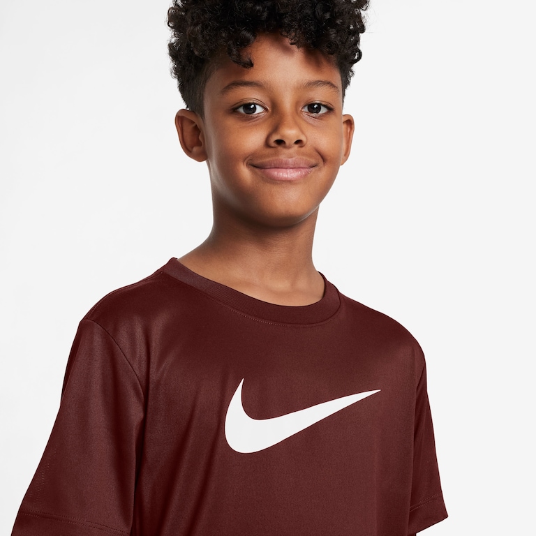 Camiseta Dri-FIT Nike Legend Swoosh Infantil - Foto 1