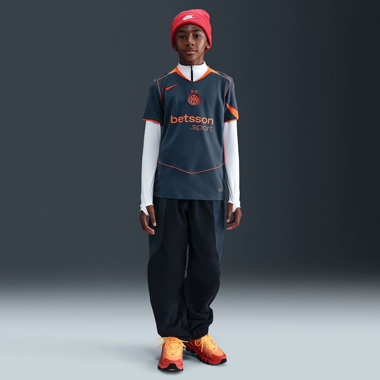 Camisa Inter de Milão Nike Total 90 III 2025/26 Torcedor Pro Infantil - Foto 4