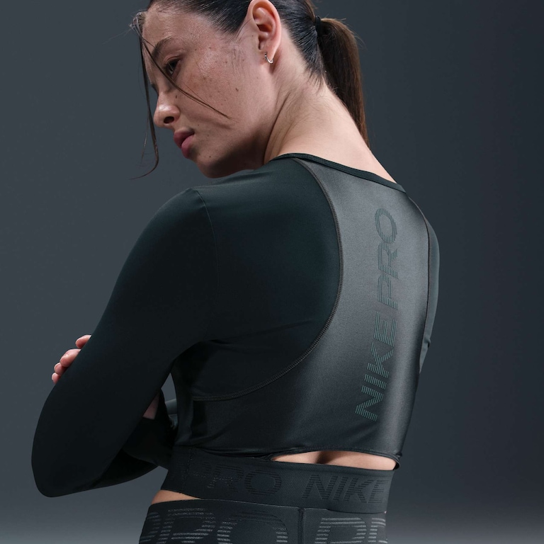 Top Dri-FIT Nike Pro Feminino - Foto 2