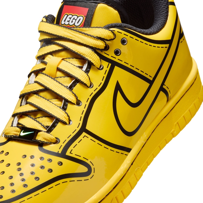 Tênis Nike Dunk Low x LEGO® Collection Infantil - Foto 6