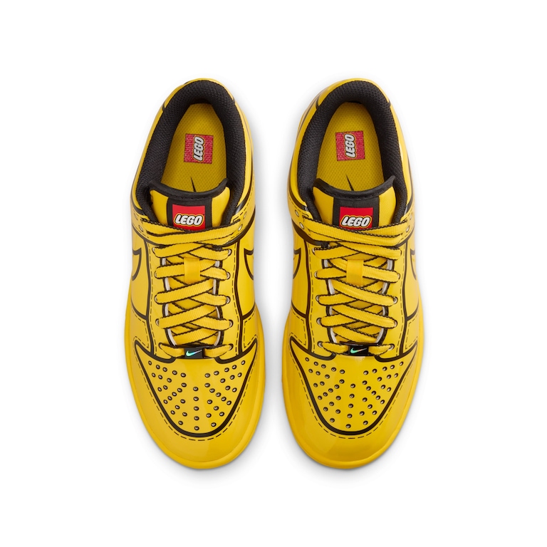 Tênis Nike Dunk Low x LEGO® Collection Infantil - Foto 4