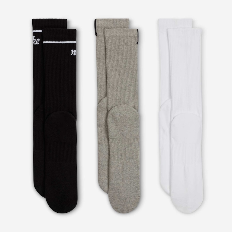 Meia Nike Everyday Cushioned (3 Pares) Unissex - Foto 3