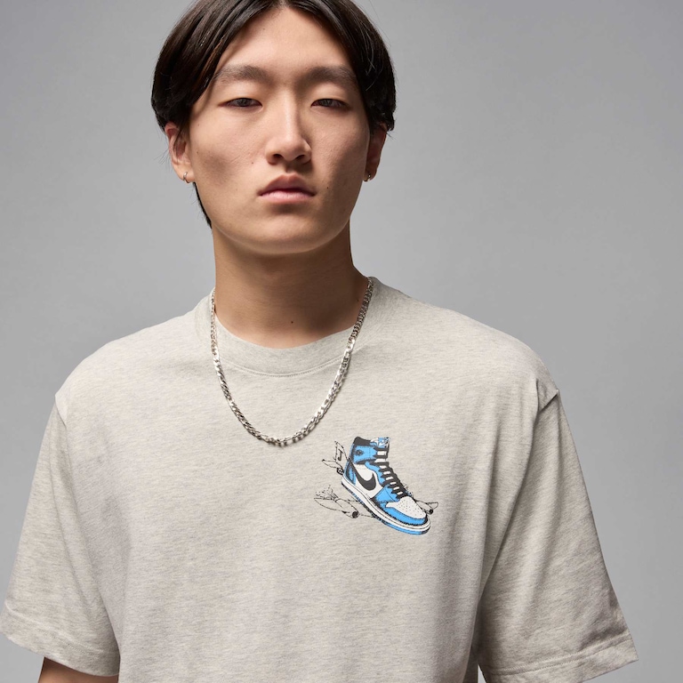 Camiseta Jordan Crew Masculina - Foto 3