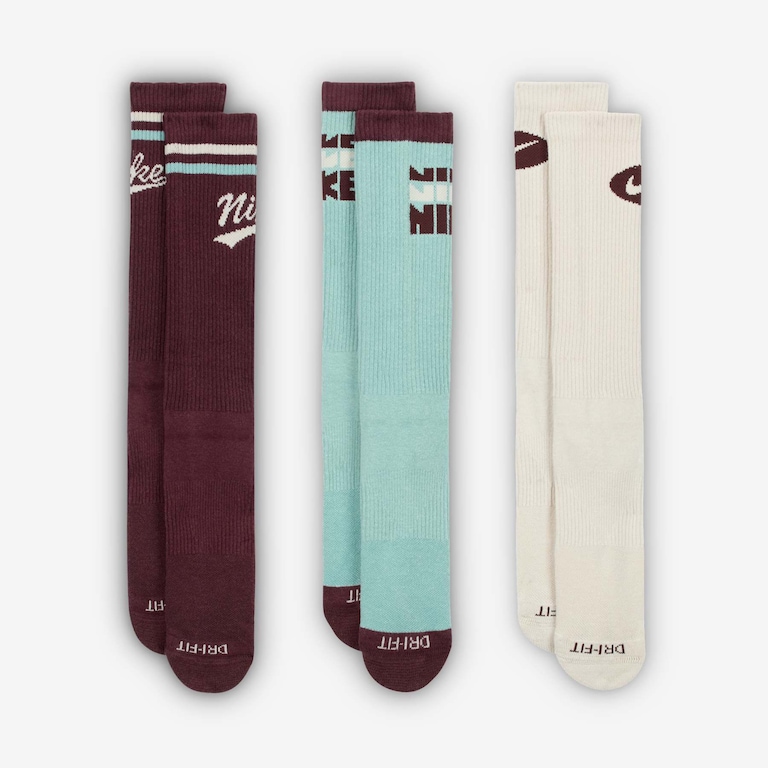 Meias Nike Everyday Plus (3 Pares) Unissex - Foto 2