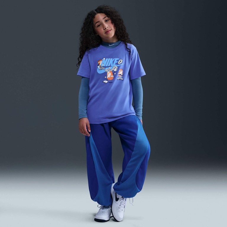 Camiseta Nike Sportswear Boxy Break Dance Infantil - Foto 4