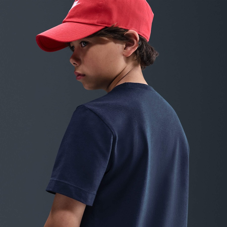 Camiseta Paris Saint-Germain Nike Futura Infantil - Foto 2