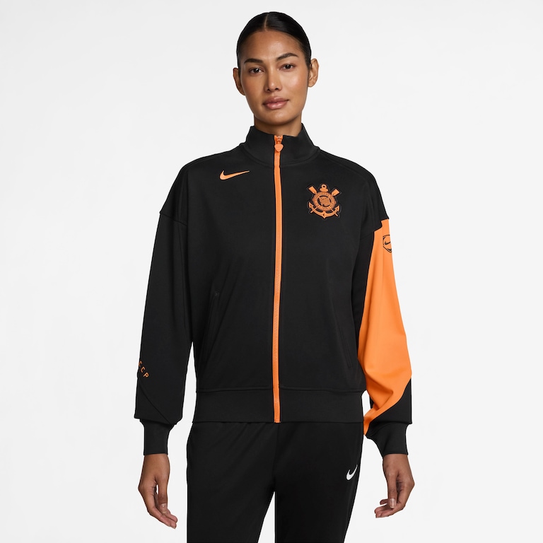 Jaqueta Corinthians Nike Total 90 Anthem III Academy Pro Feminina - Foto 3