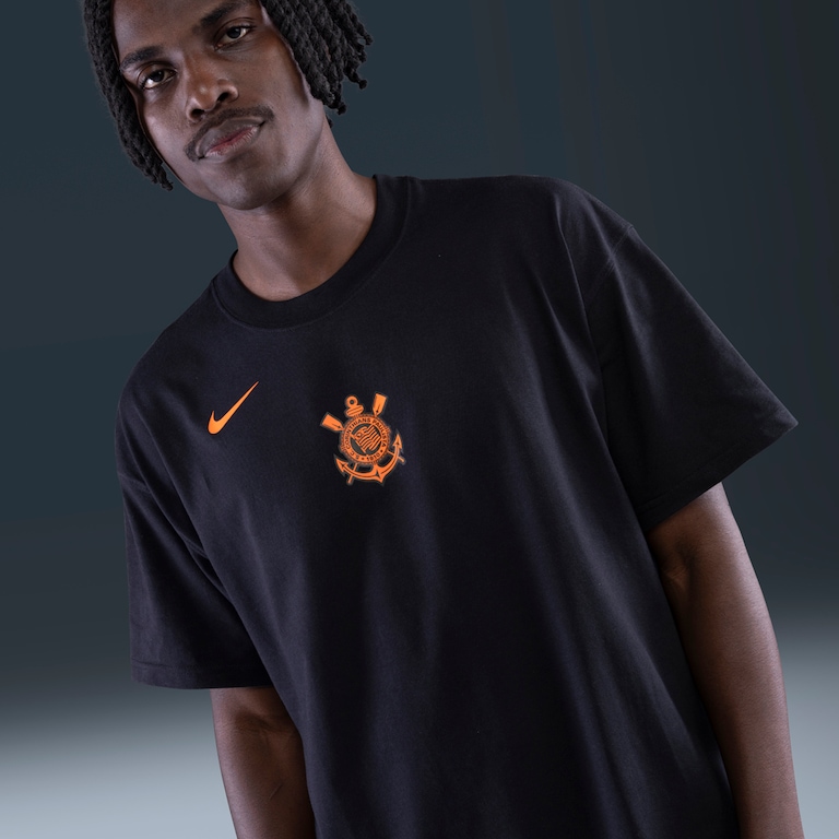 Camiseta Corinthians Nike Total 90 Remix Masculina - Foto 2