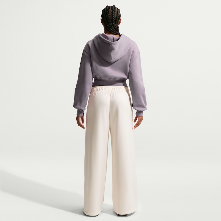 Blusão Cropped Nike Sportswear Phoenix Fleece Feminino - Foto 4