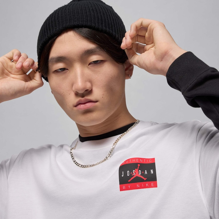 Camiseta Jordan Essential Crew Masculina - Foto 3