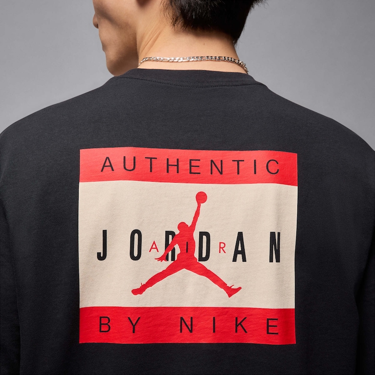 Camiseta Jordan Essential Crew Masculina - Foto 4