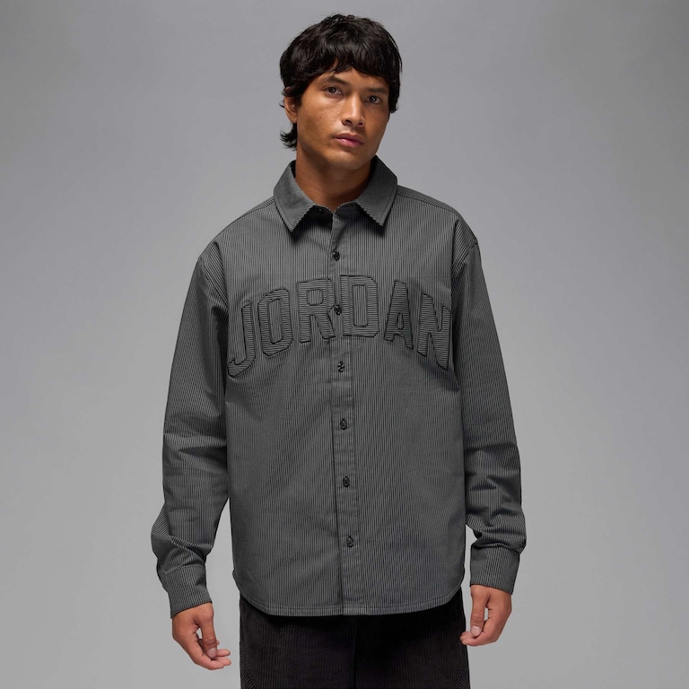 Camisa Jordan Flight Oxford Masculina - Foto 1