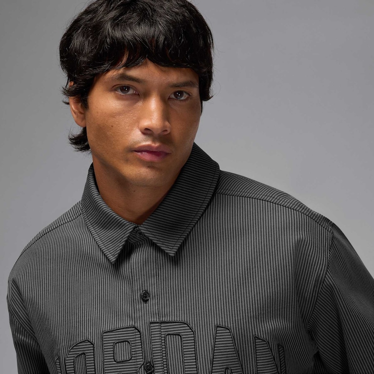 Camisa Jordan Flight Oxford Masculina - Foto 3