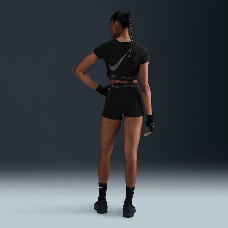 Shorts Nike Pro Dri-FIT 3IN Feminino - Foto 4