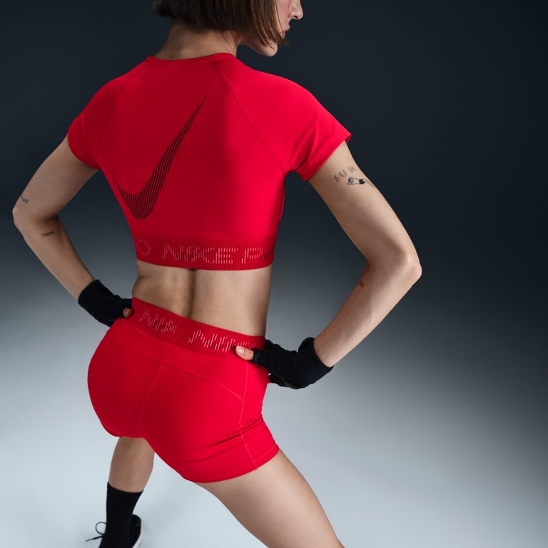 Shorts Nike Pro Dri-FIT 3IN Feminino - Foto 3