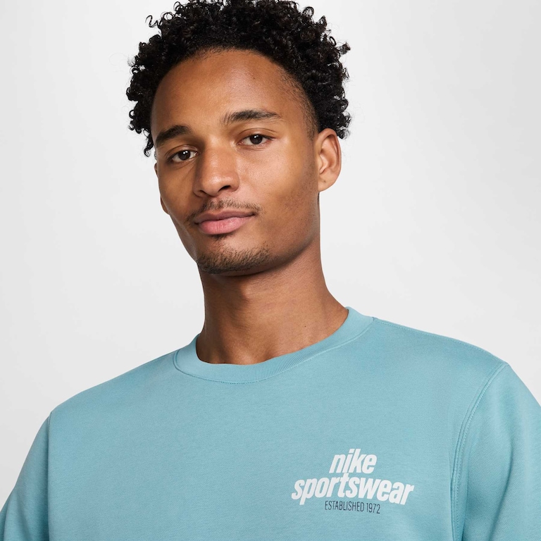 Blusão Nike Club Crew Masculino - Foto 3