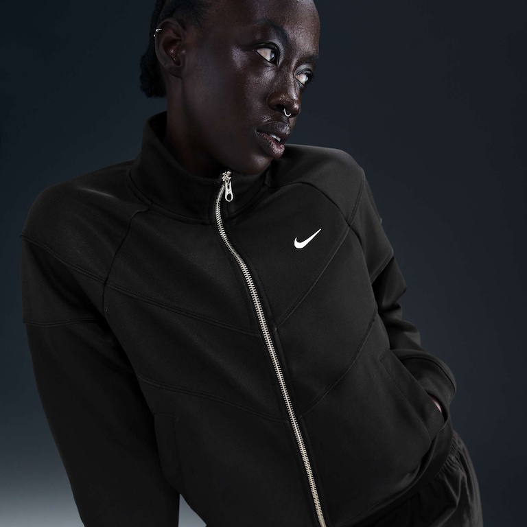 Jaqueta Nike Sportswear Poly Knit Feminina - Foto 1