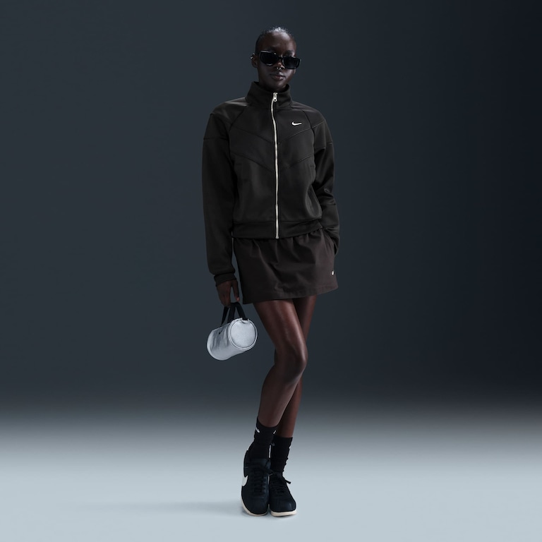 Jaqueta Nike Sportswear Poly Knit Feminina - Foto 4
