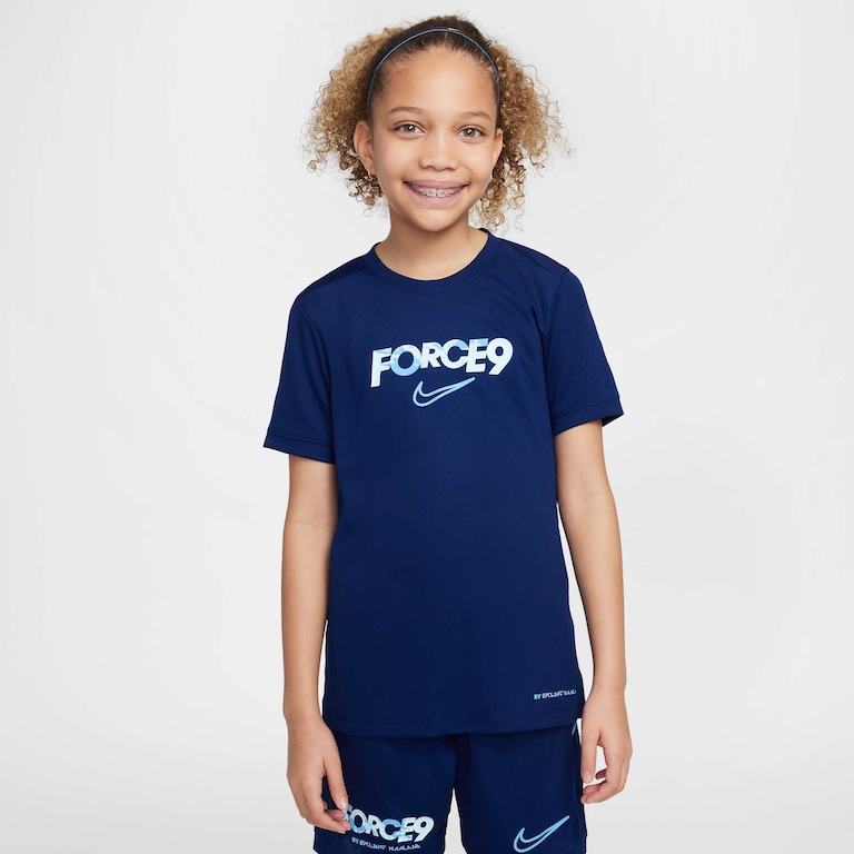 Camiseta Nike Dri-FIT Erling Haaland Academy Infantil - Foto 1