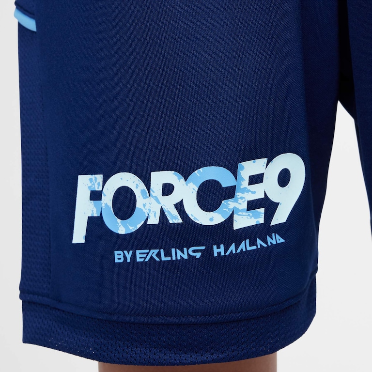 Shorts Nike Dri-FIT Erling Haaland Academy Infantil - Foto 7