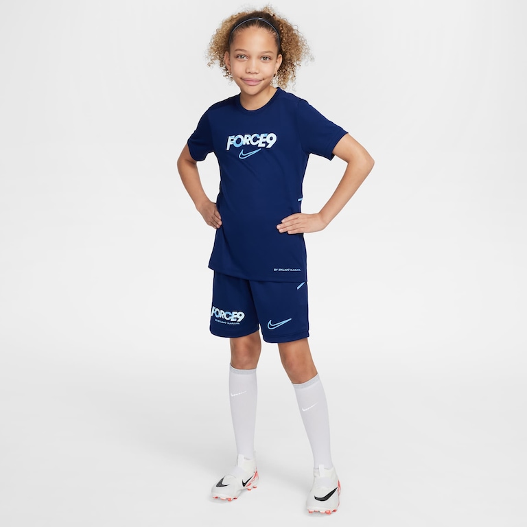 Shorts Nike Dri-FIT Erling Haaland Academy Infantil - Foto 8