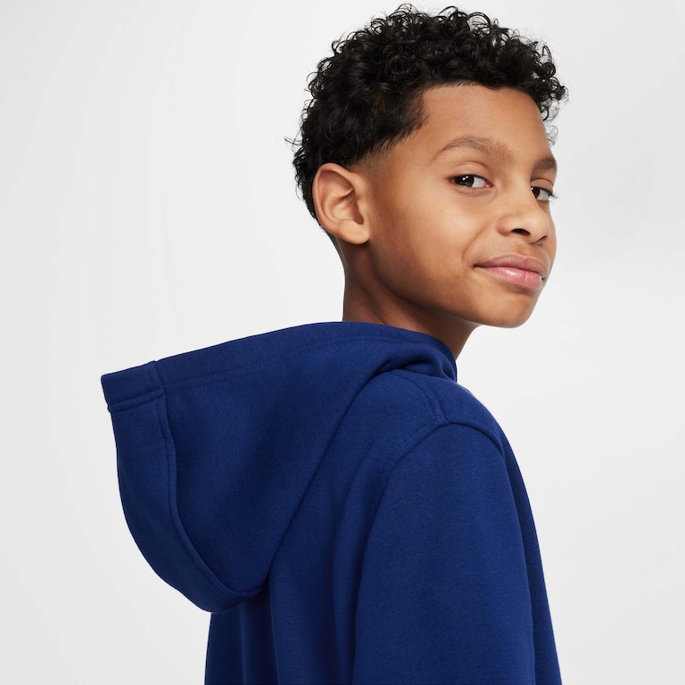 Blusão Nike Erling Haaland Club Fleece Infantil - Foto 6