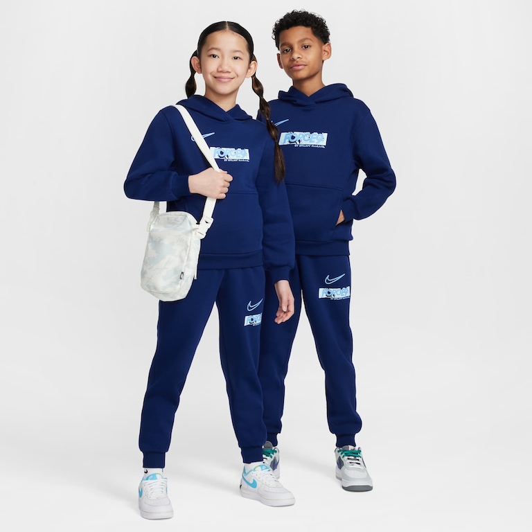 Blusão Nike Erling Haaland Club Fleece Infantil - Foto 7