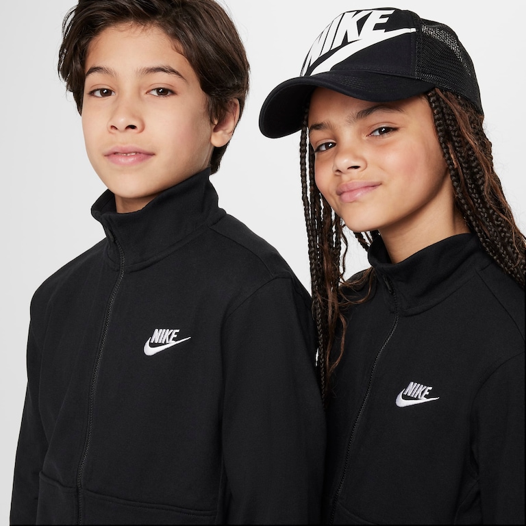 Jaqueta Nike Sportswear Club Knit Infantil - Foto 3